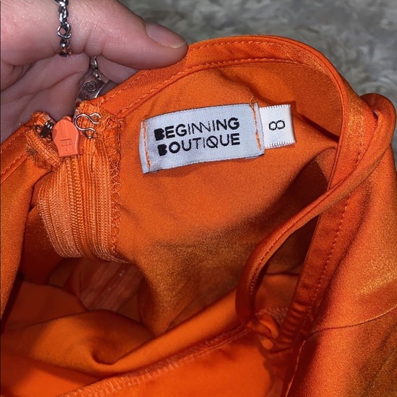 Beginning Boutique Ruched Side Mini Dress - Picture 3 of 4